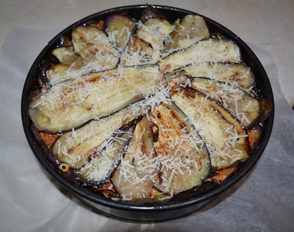 Macaroni Eggplant Cake - What's Cooking Ella