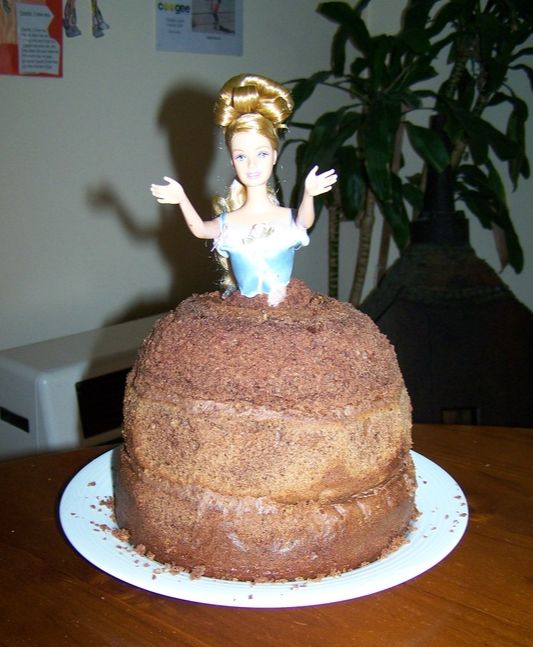 Snow White Doll Dress Cake - Grace Like Rain Blog